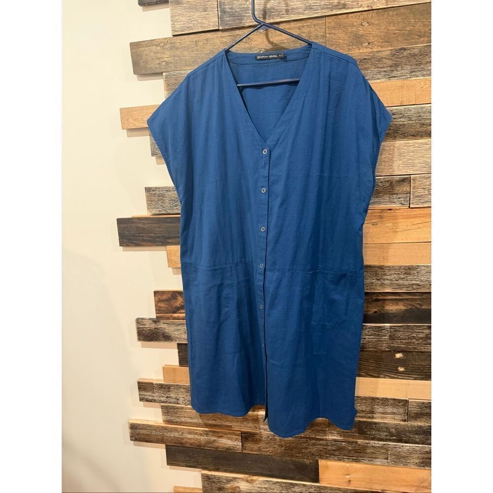 Gudrun Sjoden oversized boho lagenlook dress tunic size XL